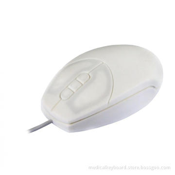 small medical optical mouse with 5 buttons for hospital nurse
